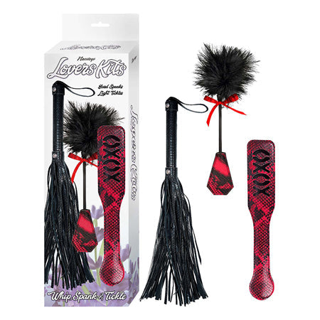 Nasstoys Lovers Kits Whip, Spank & Tickle 3-Piece Set-0